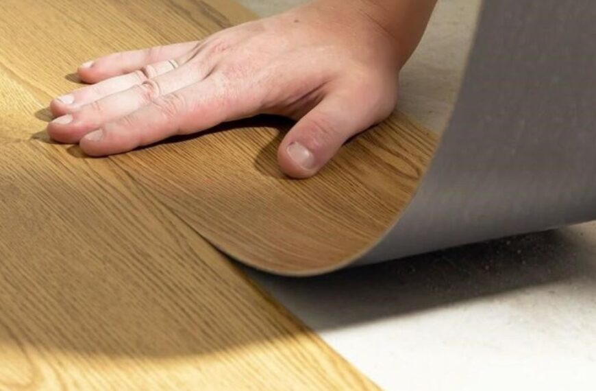Como instalar piso vinílico adesivo, autocolante.