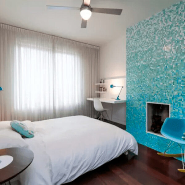Inspirações de quartos e salas com pastilhas
