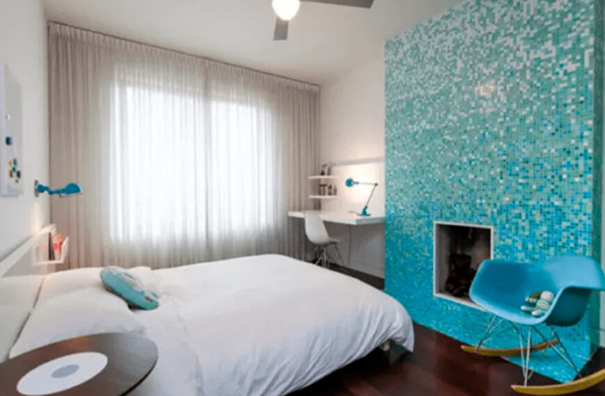 Inspirações de quartos e salas com pastilhas