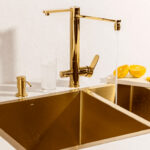 Onde colocar o filtro/purificador de água escondido na cozinha?