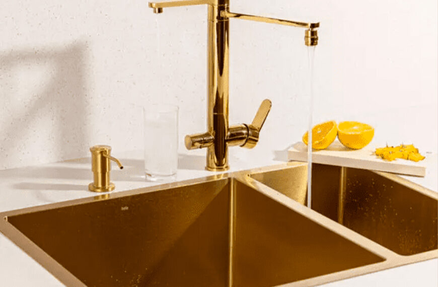 Onde colocar o filtro / purificador de água escondido na cozinha