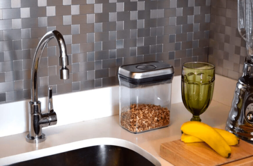 Pastilhas de Inox são o revestimento moderno para sua casa